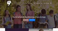 Desktop Screenshot of boo2bullying.org
