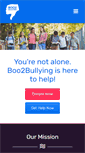 Mobile Screenshot of boo2bullying.org